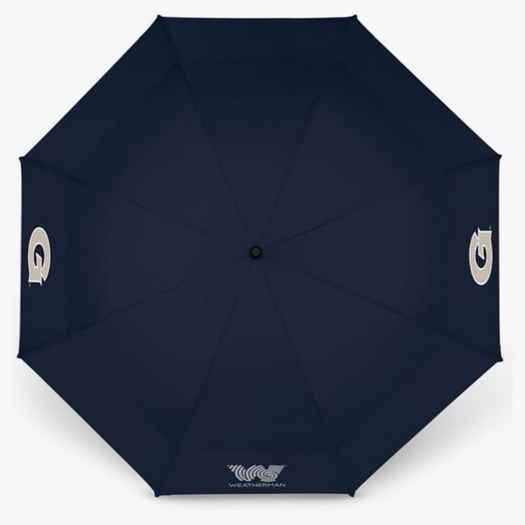 NEW 68” Weatherman Golf Umbrella - Georgetown Hoyas University Navy Blue - Picture 3 of 9